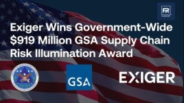 エグザイガー、政府全体で9億1900万ドルのGSAサプライチェーン・リスク照明賞を受賞