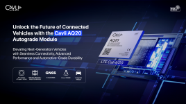 UPDATE - CavliのAQ20オートグレードモジュールでコネクテッド・オートモーティブ・ソリューションを強化