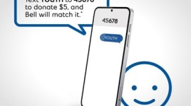 1月22日の「Bell Let's Talk Day」、青少年メンタルヘルス団体を支援する全国テキスト寄付キャンペーンを実施