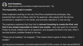 スティーブ・ジョブズ、最初のiPod試作機を水槽に落とす - Apple ( NASDAQ:AAPL )