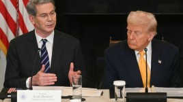 MSNBCのルールベッセント財務長官、関税の混乱の中で出口を探す